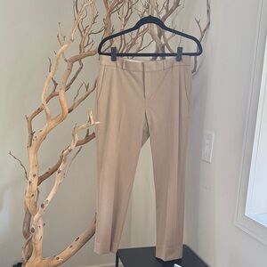Banana Republic Cropped Tailored Pants in Beige